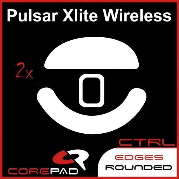 2 bộ Feet chuột PTFE Corepad Skatez CTRL Pulsar XLITE Wireless / Pulsar XLITE V2 Wireless / Pulsar XLITE V2 mini Wireless