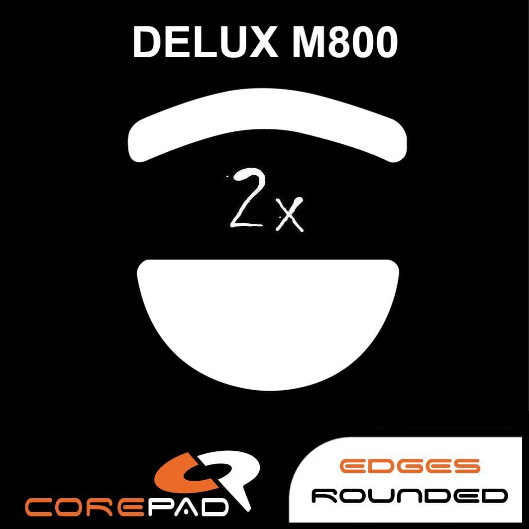 Feet chuột PTFE Corepad Skatez PRO Delux M800 Series (2 bộ).