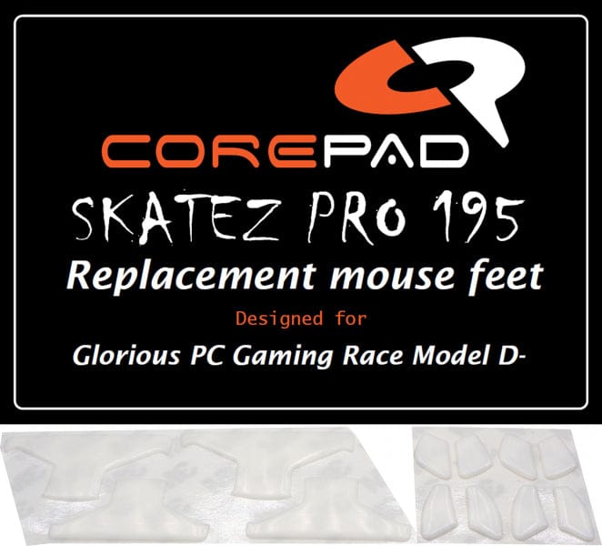 2 bộ Feet chuột PTFE Corepad Skatez PRO Glorious Model D-