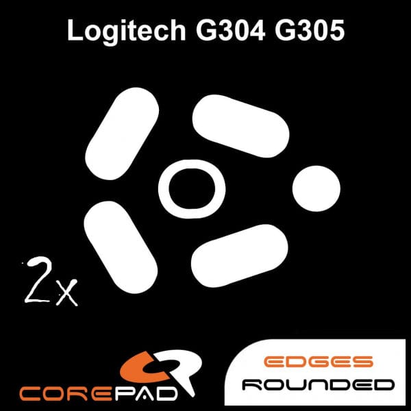 2 bộ Feet chuột PTFE Corepad Skatez PRO Logitech G304 / Logitech G305