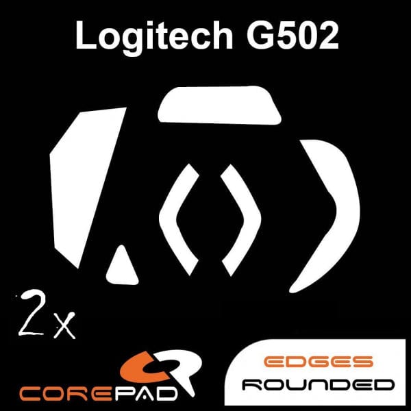Feet chuột PTFE Corepad Skatez PRO Logitech G502 Proteus Core / Logitech G502 Proteus Spectrum / Logitech G502 Hero (2 bộ).