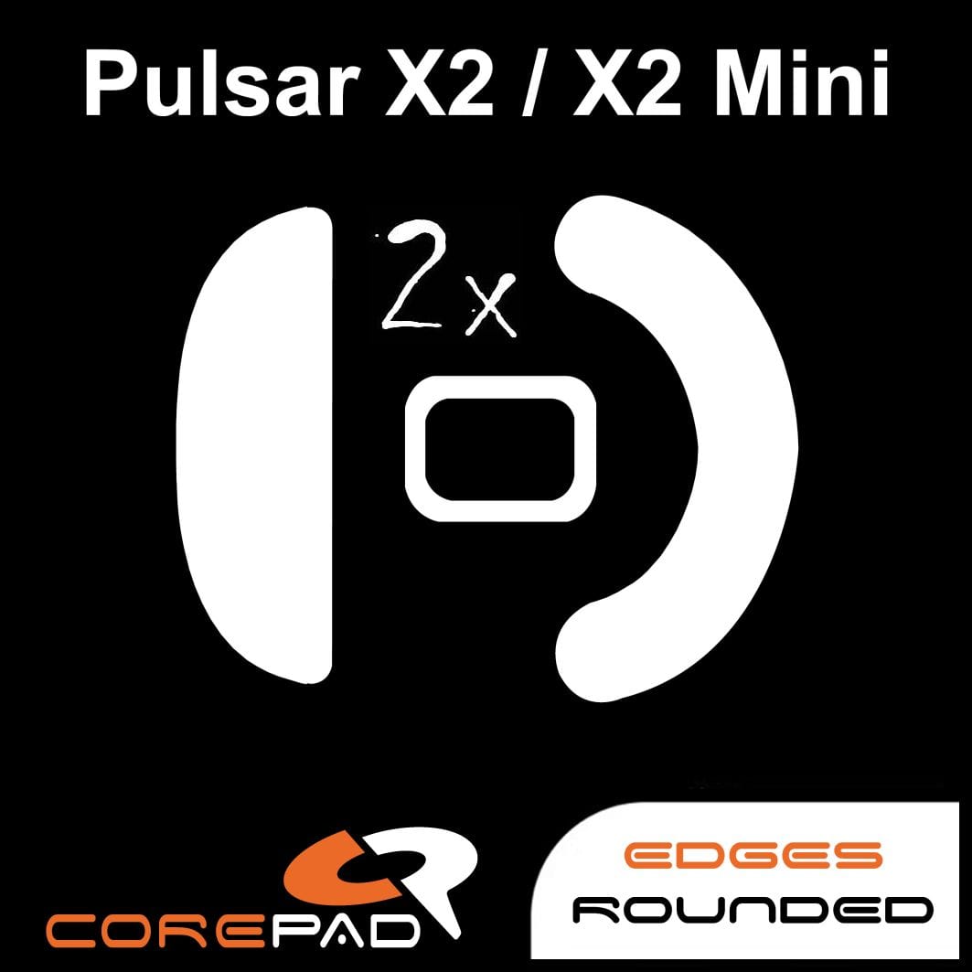 2 bộ Feet chuột PTFE Corepad Skatez PRO Pulsar X2 / X2 Mini Wireless