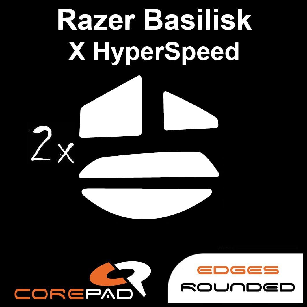 2 bộ Feet chuột PTFE Corepad Skatez PRO Razer Basilisk X HyperSpeed