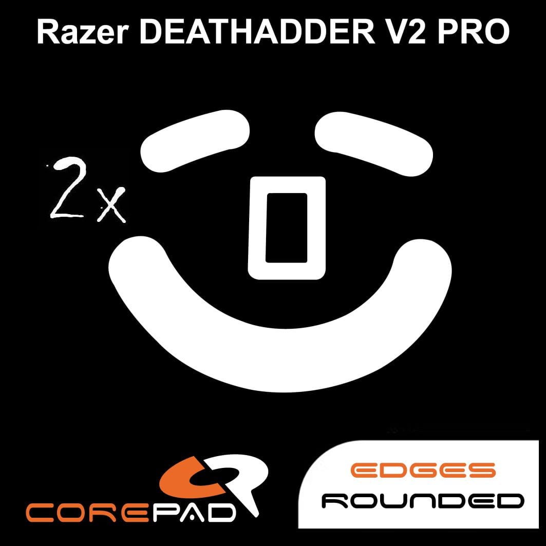2 bộ Feet chuột PTFE Corepad Skatez PRO Razer DeathAdder V2 Pro / DeathAdder V2 X HyperSpeed