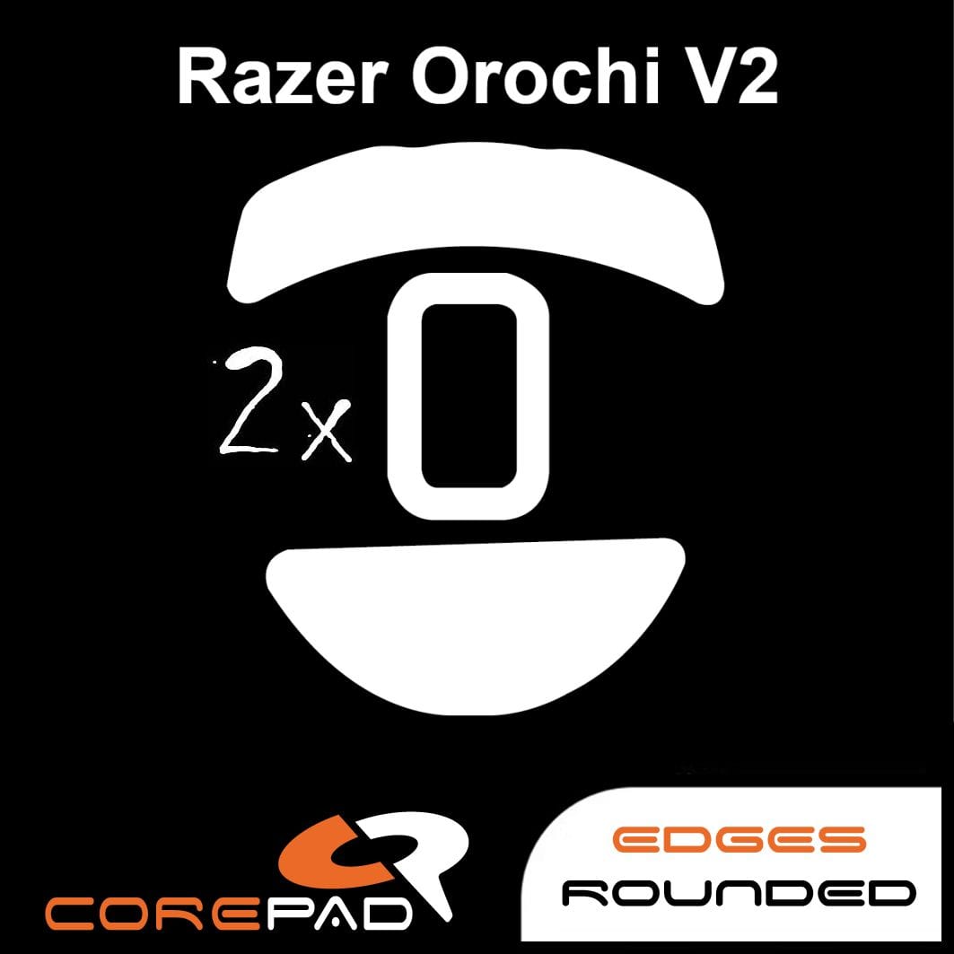 2 bộ Feet chuột PTFE Corepad Skatez PRO Razer Orochi V2