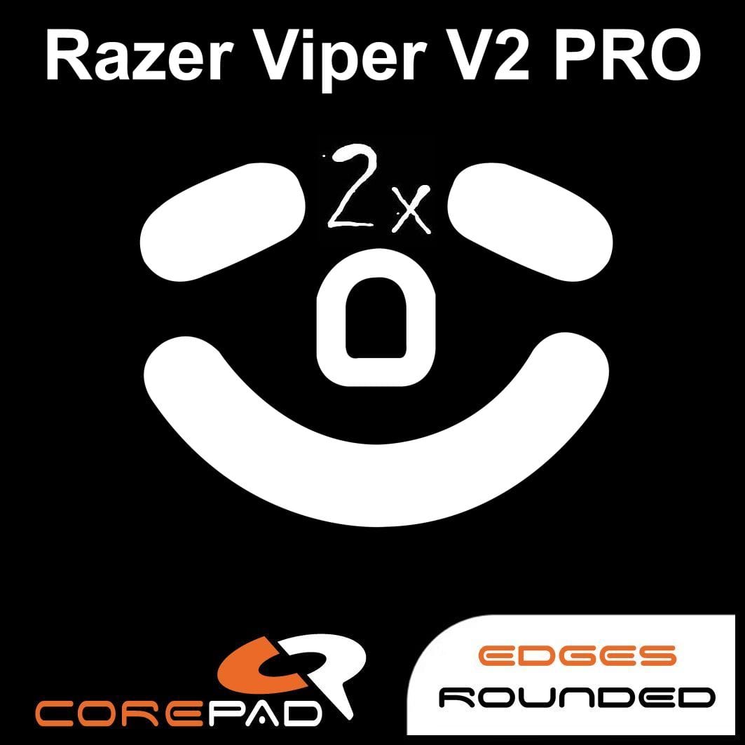 Feet chuột PTFE Corepad Skatez PRO Razer Viper V2 PRO Wireless (2 bộ).