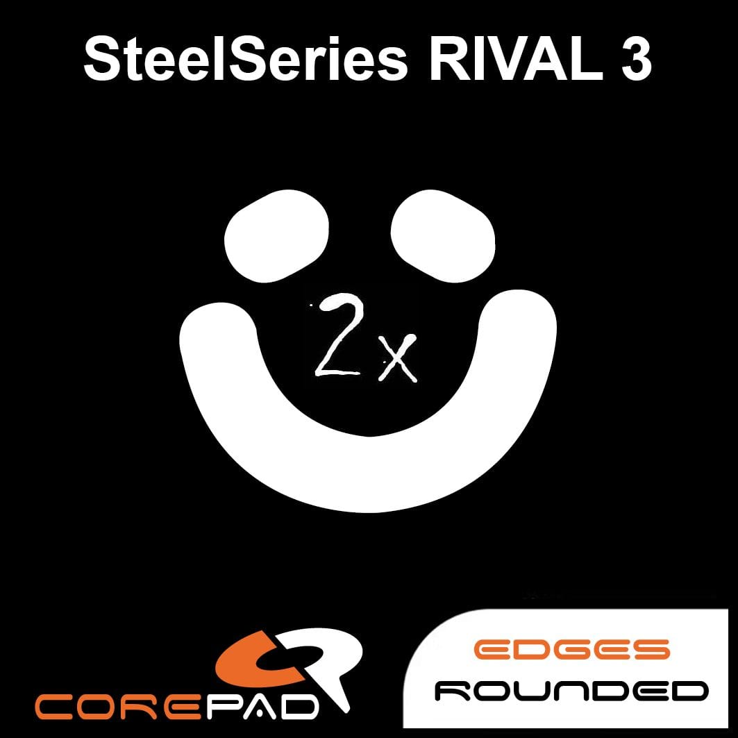 Feet chuột PTFE Corepad Skatez PRO SteelSeries Rival 3 Wired / SteelSeries Rival 3 Wireless (2 bộ).