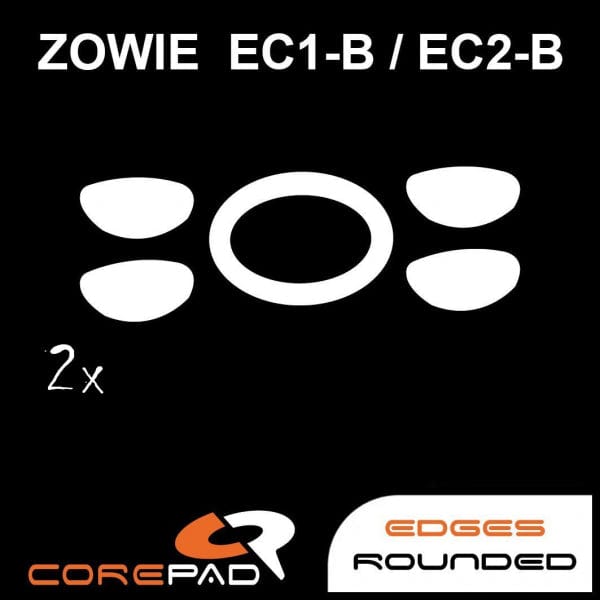 2 bộ Feet chuột PTFE Corepad Skatez PRO Zowie EC1-B / EC2-B