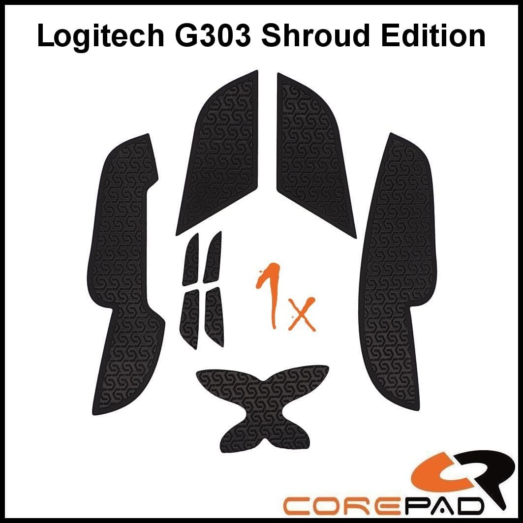 Bộ grip tape Corepad Soft Grips - Logitech G303 Shroud Edition.