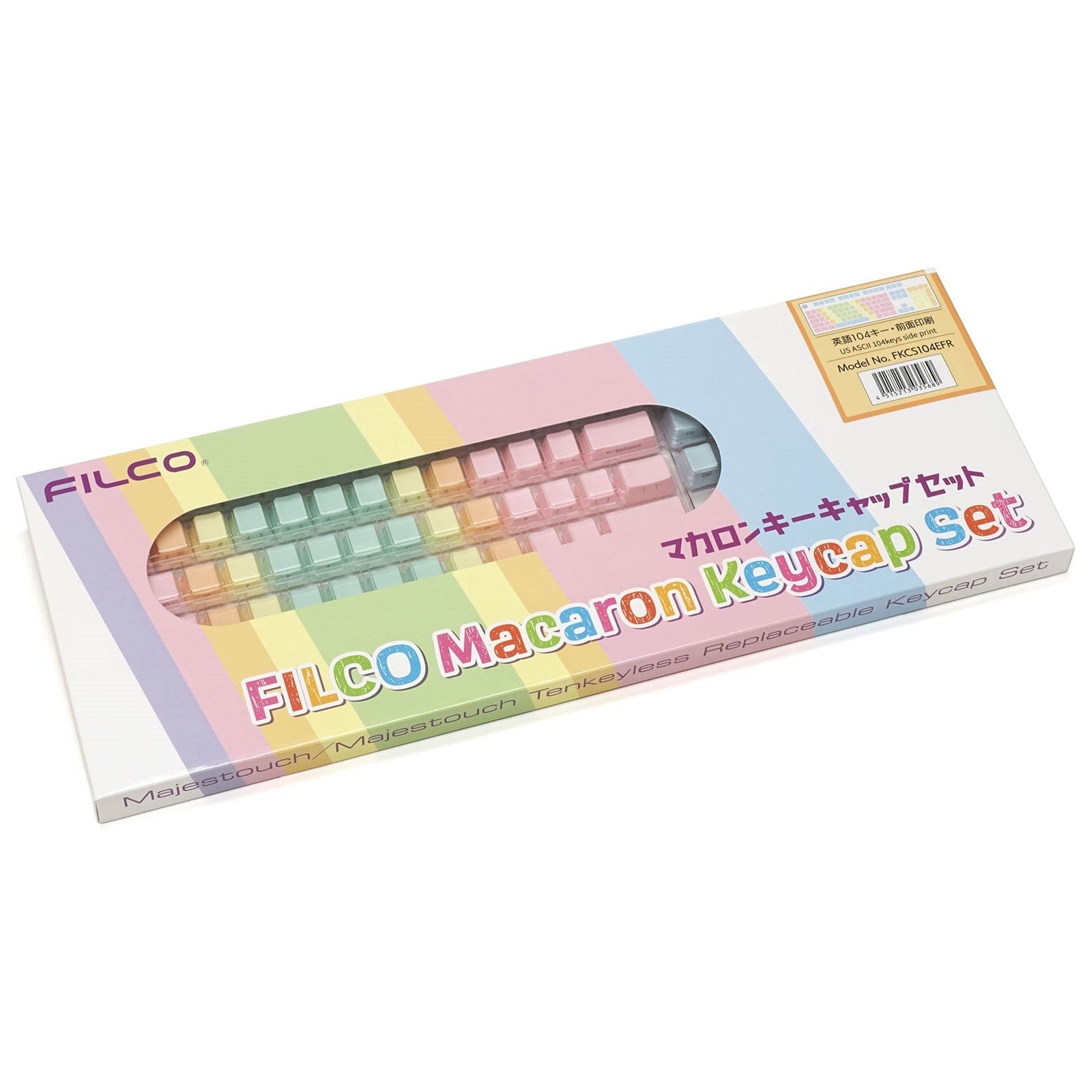 Bộ keycap Filco Macaron 104 phím - Chữ Ninja.