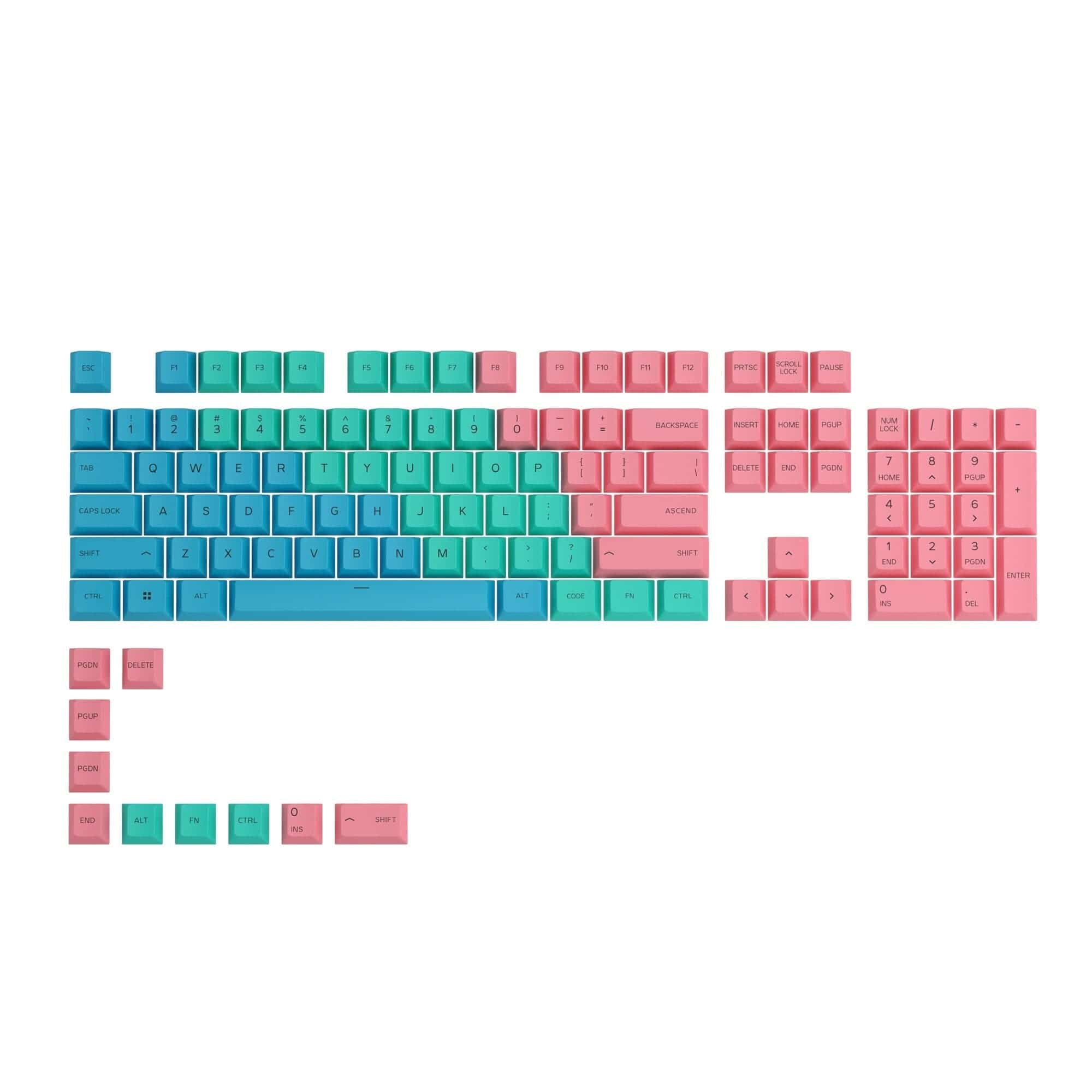 Bộ keycap Glorious GPBT - 114 phím.