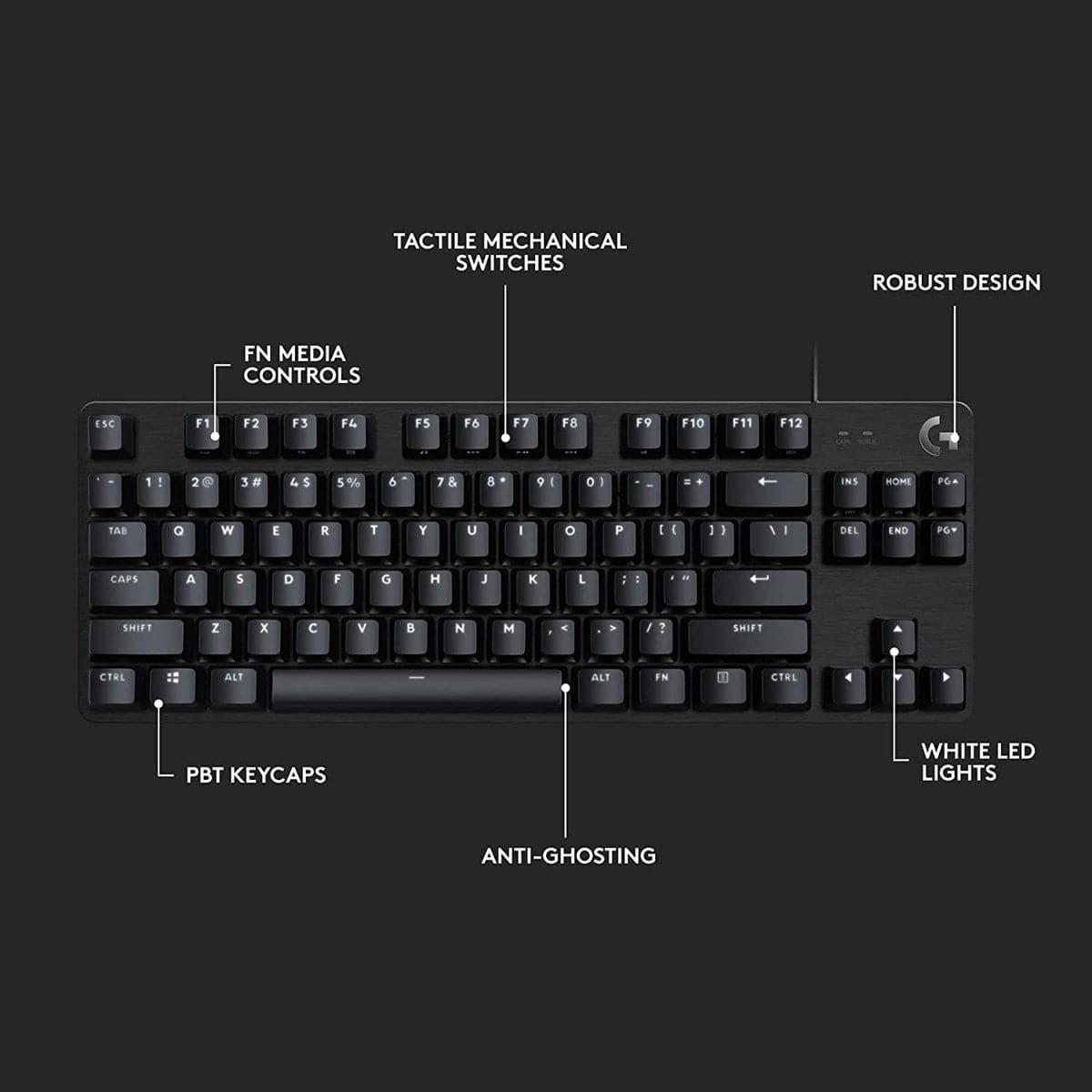 Bàn phím cơ Logitech G413 TKL SE.