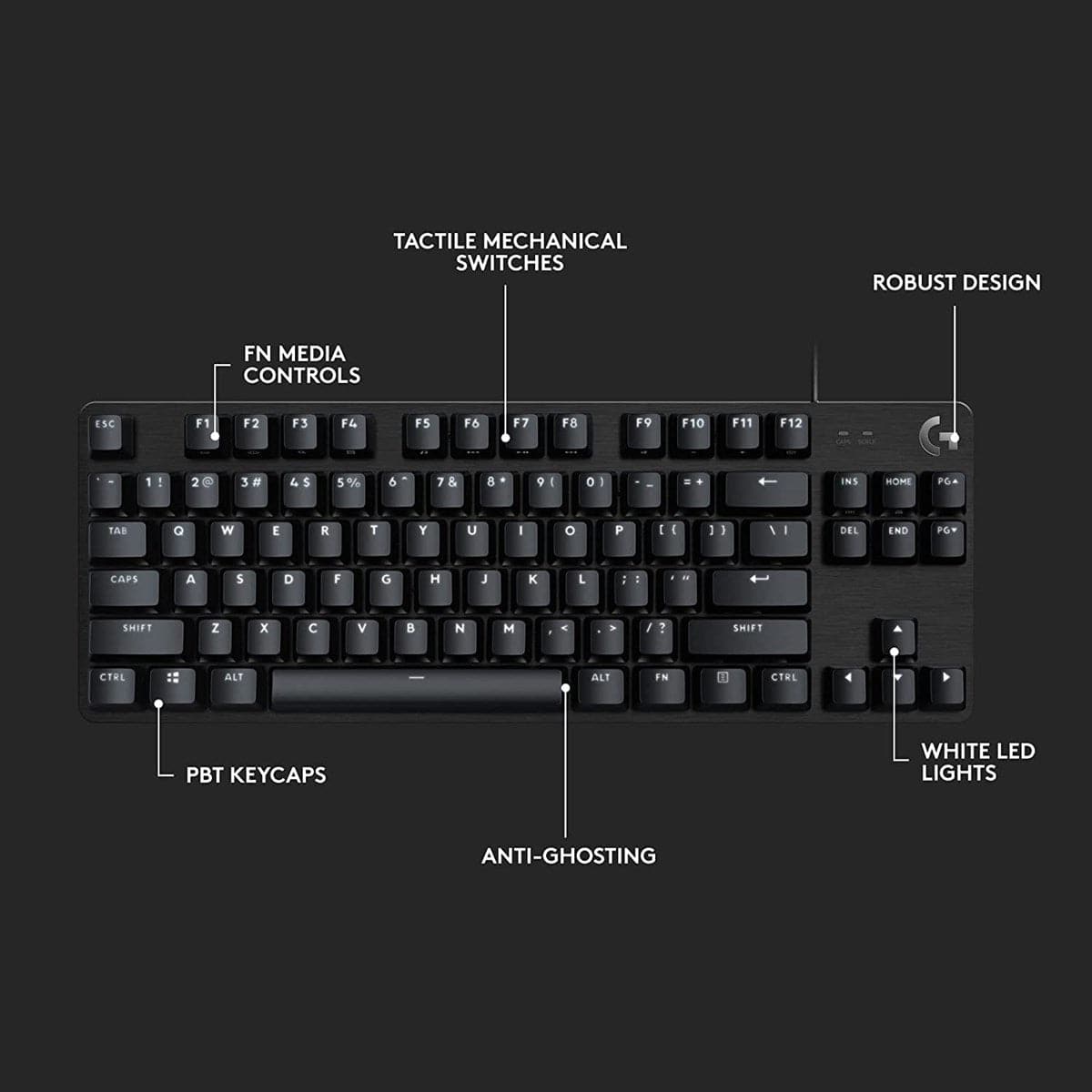 Bàn phím cơ Logitech G413 TKL SE