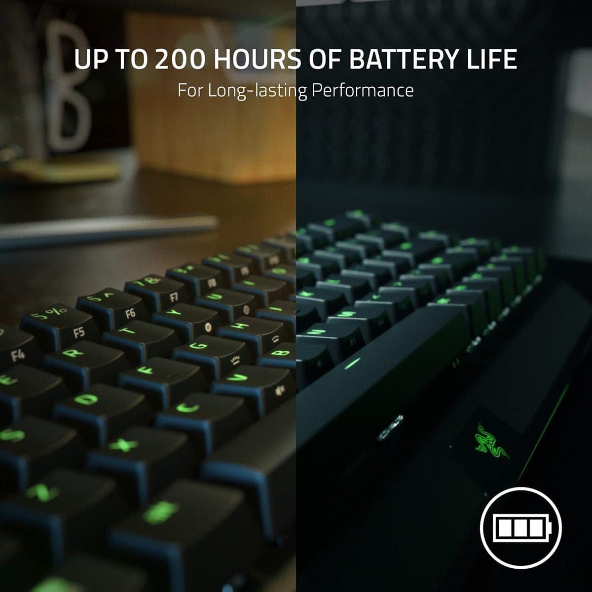 Bàn phím cơ Razer Blackwidow V3 Mini Hyperspeed.