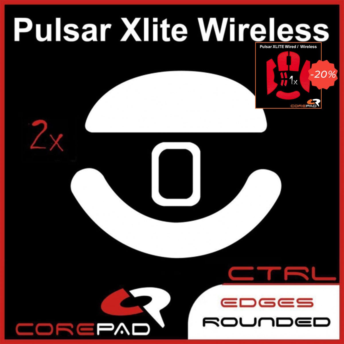 Bundle Feet + Grip tape Corepad - Pulsar Xlite V2