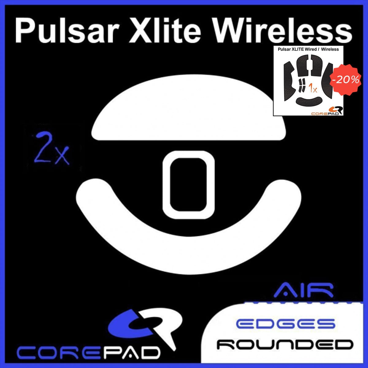 Bundle Feet + Grip tape Corepad - Pulsar Xlite V2