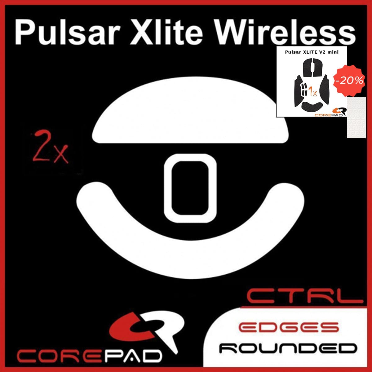 Bundle Feet + Grip tape Corepad - Pulsar Xlite V2 Mini
