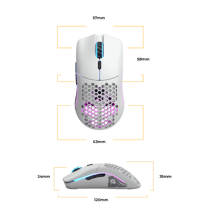 Chuột không dây siêu nhẹ Glorious Model O- Wireless Mini | Matte