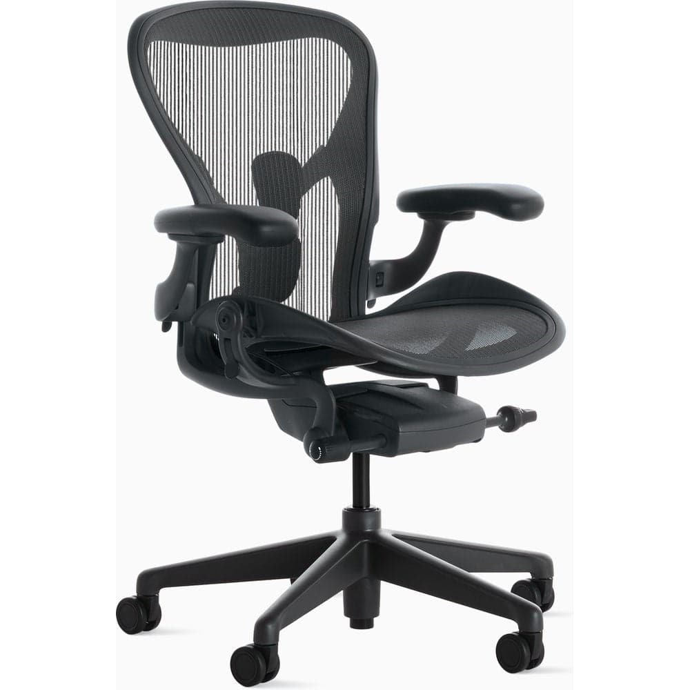 Ghế công thái học Herman Miller Aeron - Xám Carbon - Hàng xách tay