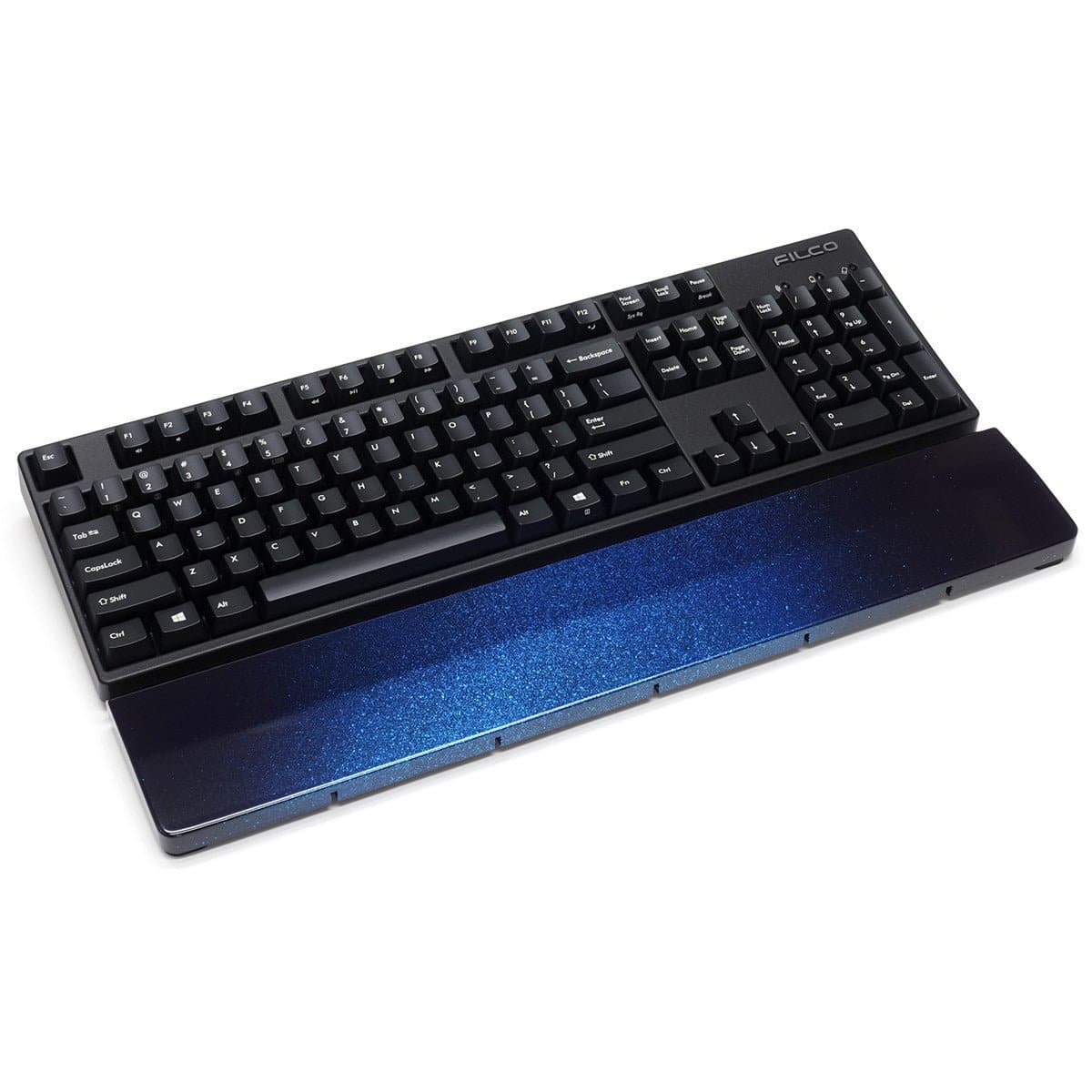 Kê tay bàn phím cơ Filco sơn mài Galaxy Blue.