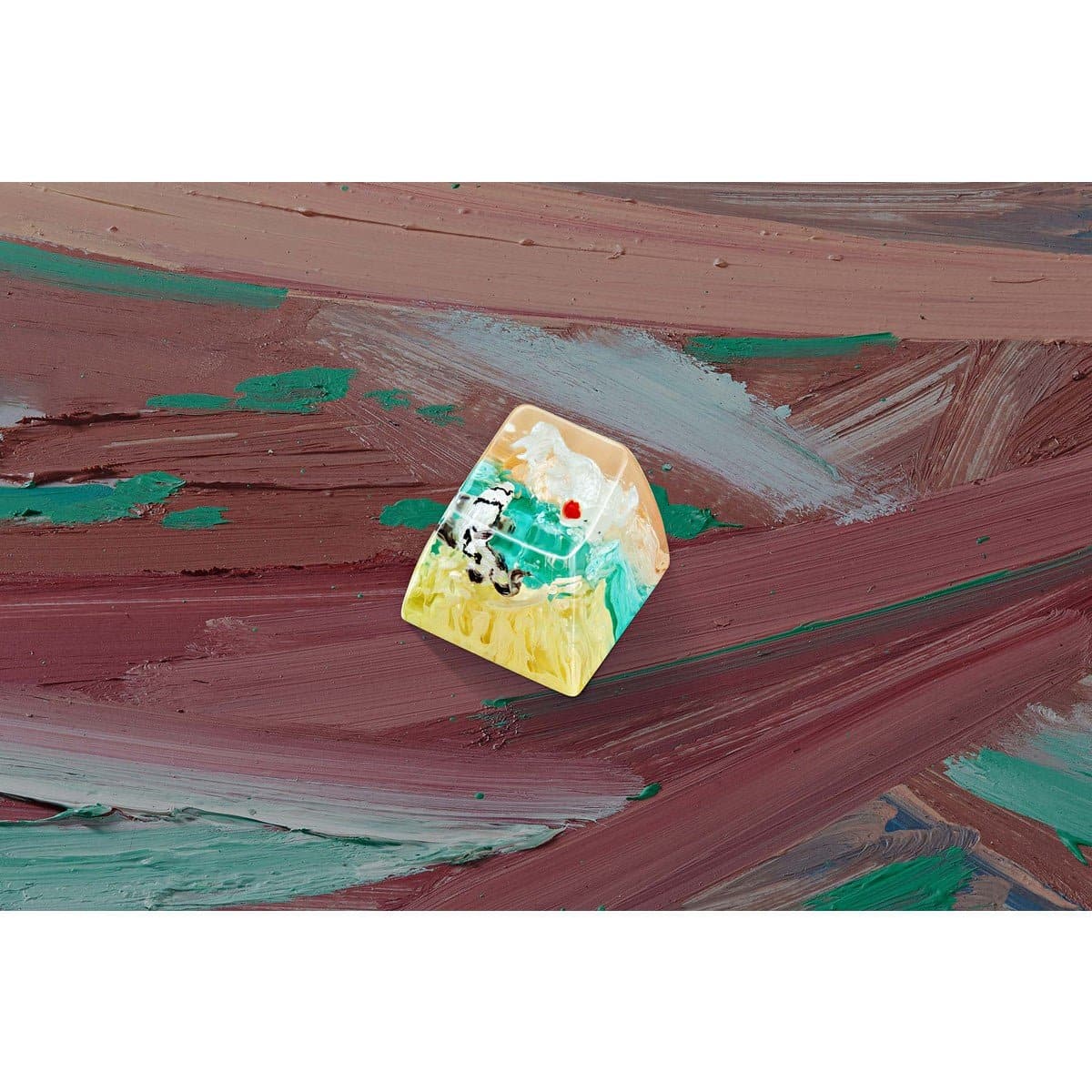 Keycap Artisan Jelly Key Zen Pond IV – God’s creation artisan | Candy Shusui.