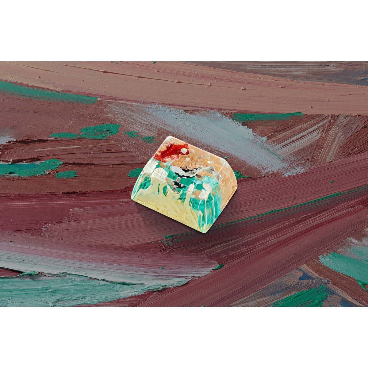 Keycap Artisan Jelly Key Zen Pond IV – God’s creation artisan | Candy Shusui
