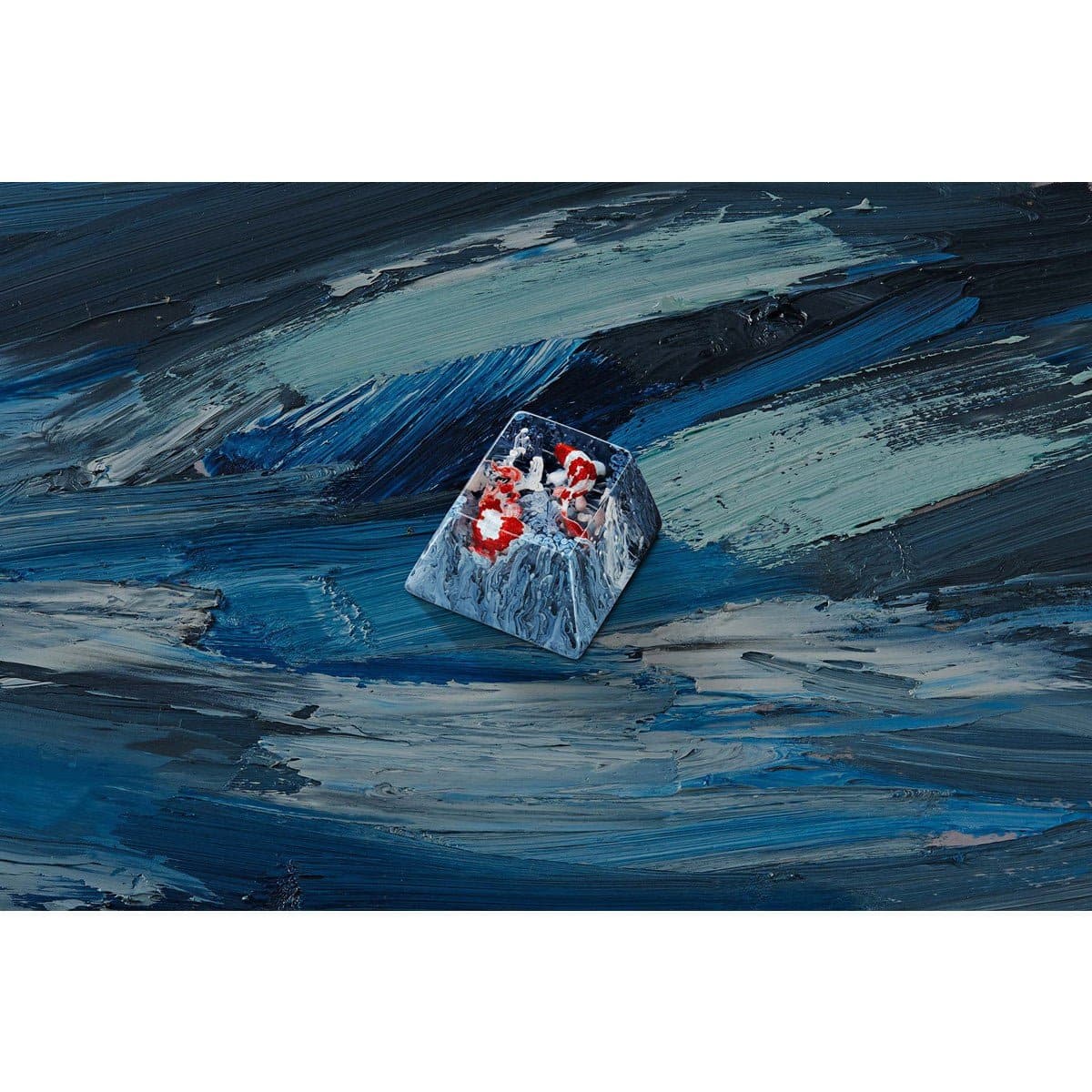 Keycap Artisan Jelly Key Zen Pond IV – God’s creation artisan | Midnight Tancho.