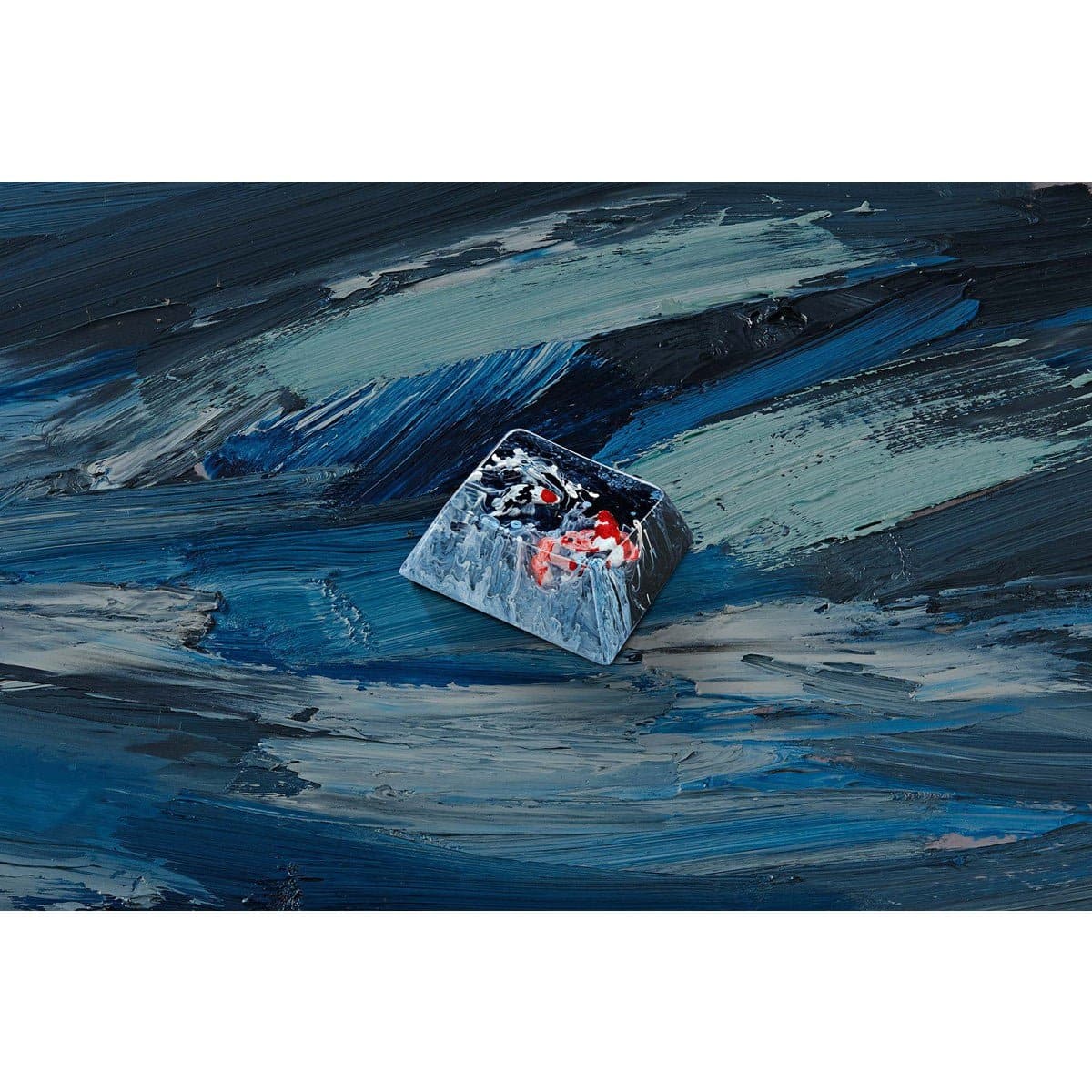 Keycap Artisan Jelly Key Zen Pond IV – God’s creation artisan | Midnight Tancho.