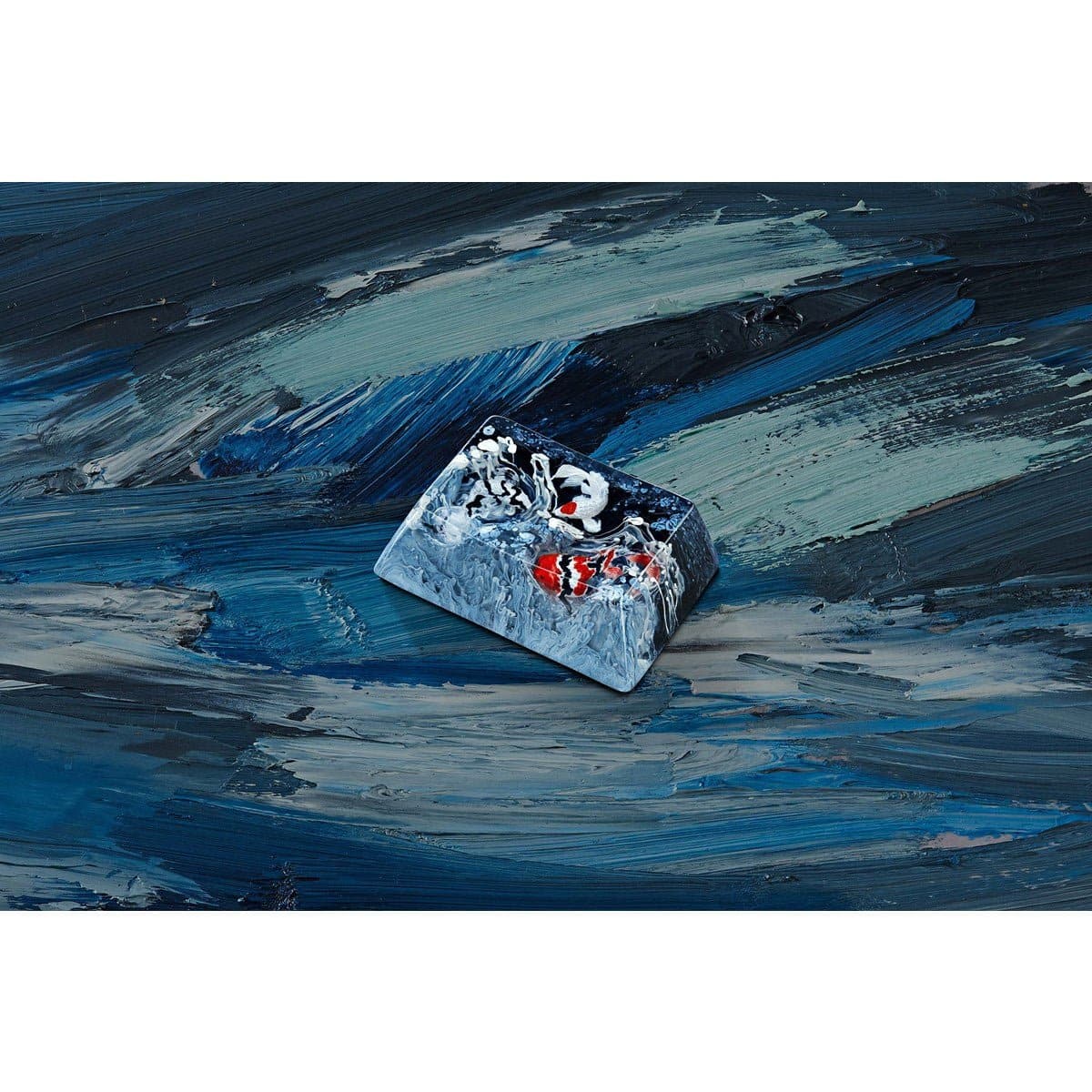 Keycap Artisan Jelly Key Zen Pond IV – God’s creation artisan | Midnight Tancho.