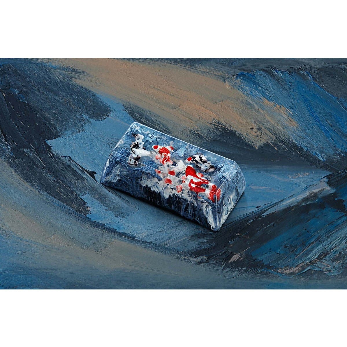 Keycap Artisan Jelly Key Zen Pond IV – God’s creation artisan | Midnight Tancho.