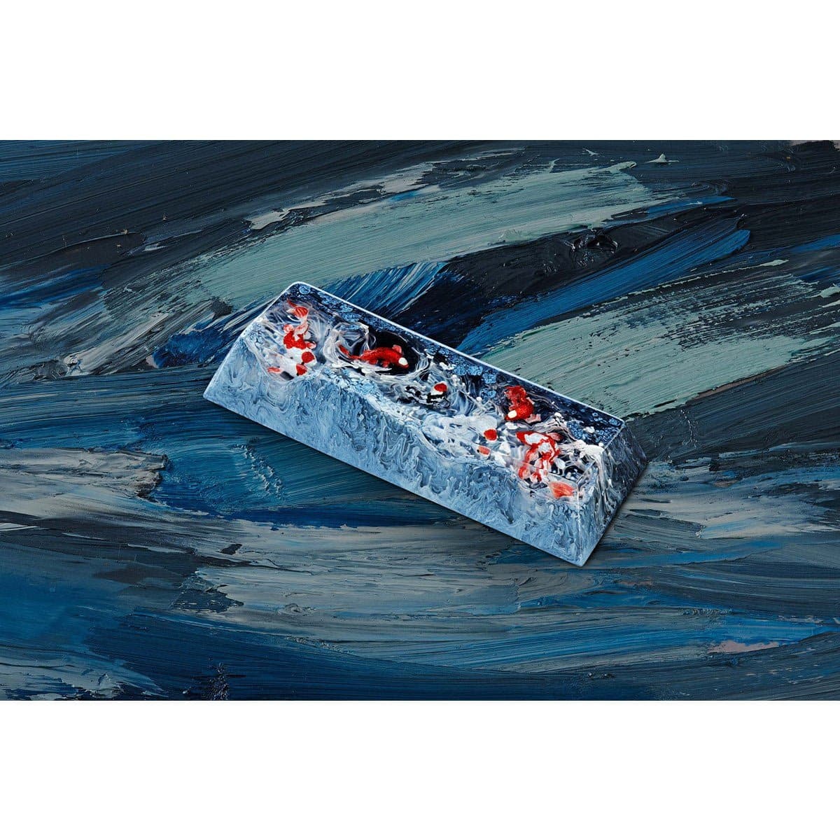 Keycap Artisan Jelly Key Zen Pond IV – God’s creation artisan | Midnight Tancho.