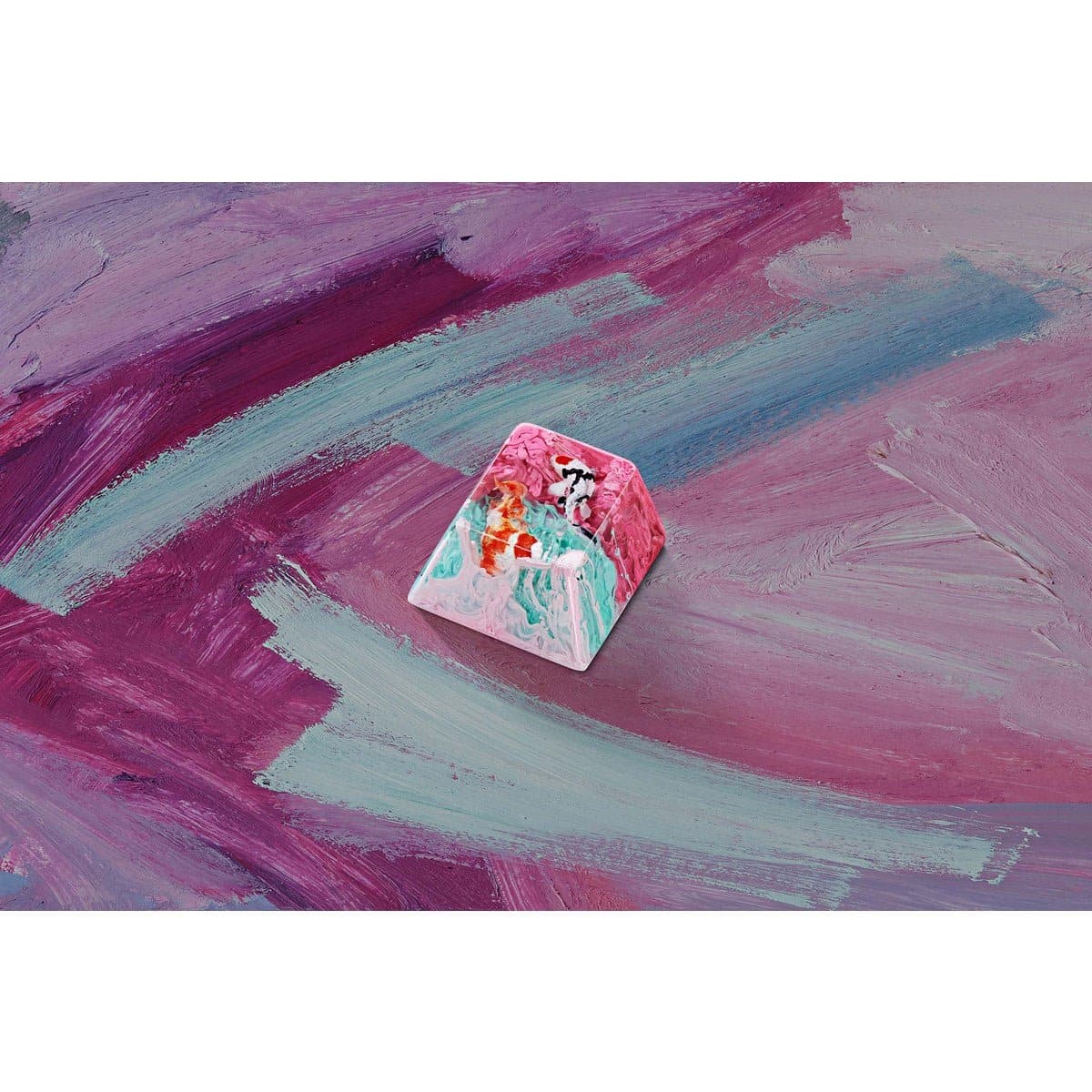 Keycap Artisan Jelly Key Zen Pond IV – God’s creation artisan | Sakura Koromo.