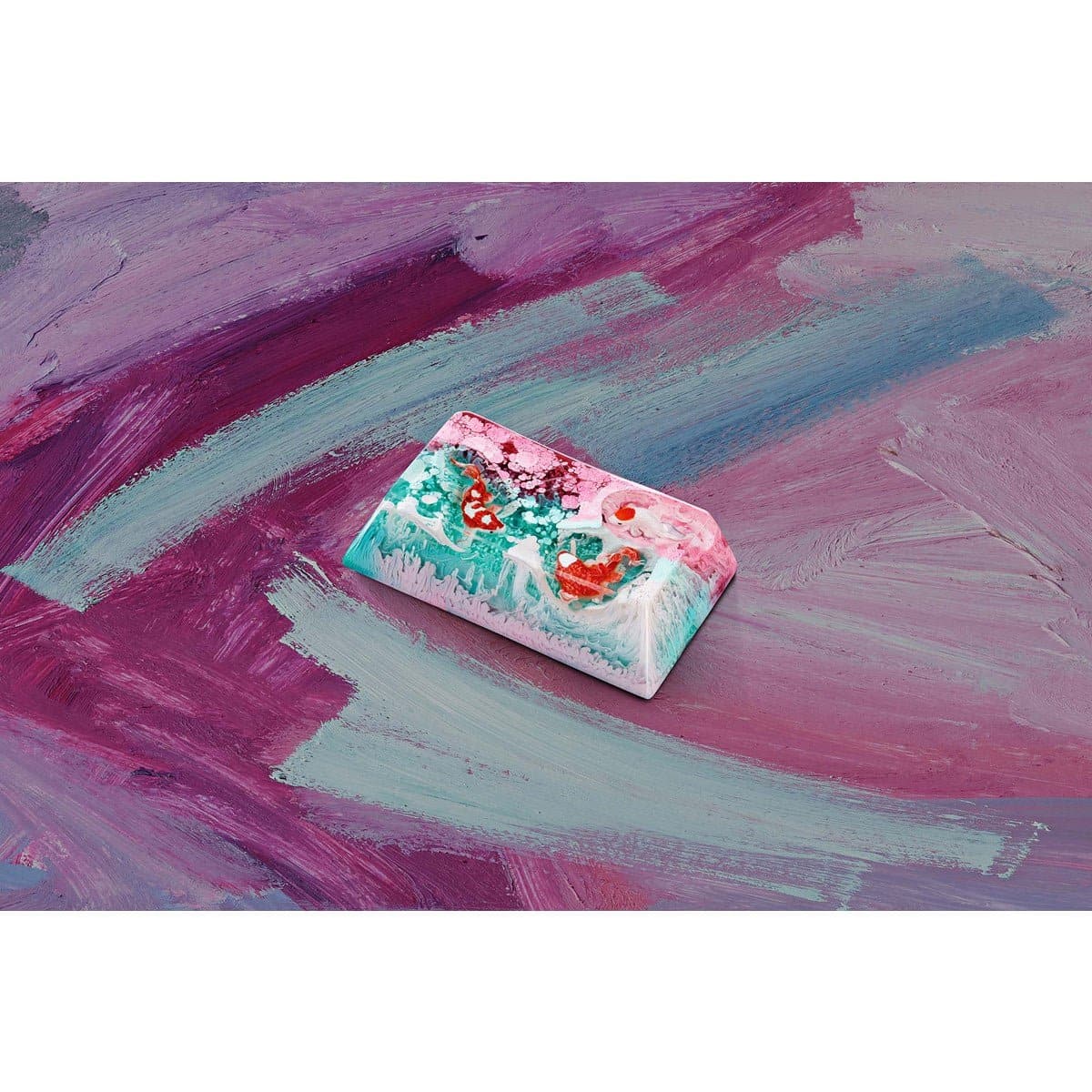 Keycap Artisan Jelly Key Zen Pond IV – God’s creation artisan | Sakura Koromo.