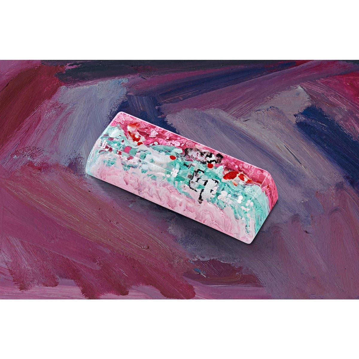 Keycap Artisan Jelly Key Zen Pond IV – God’s creation artisan | Sakura Koromo.