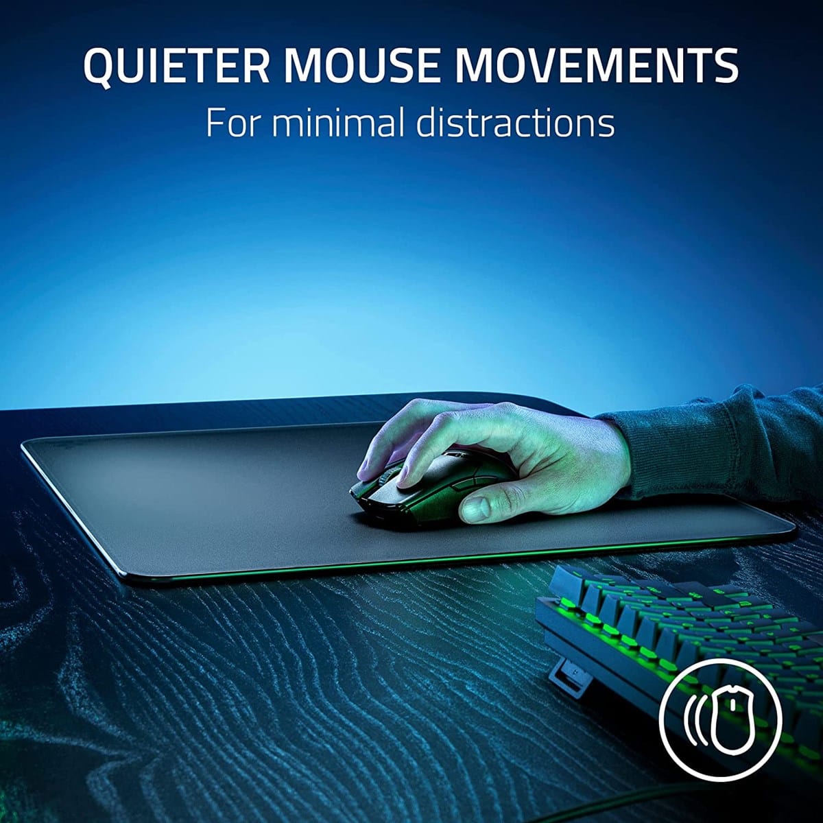 Lót chuột kính cường lực Razer Atlas.