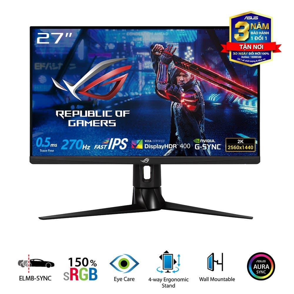 Màn hình Gaming ASUS 27" ROG Strix XG27AQM.