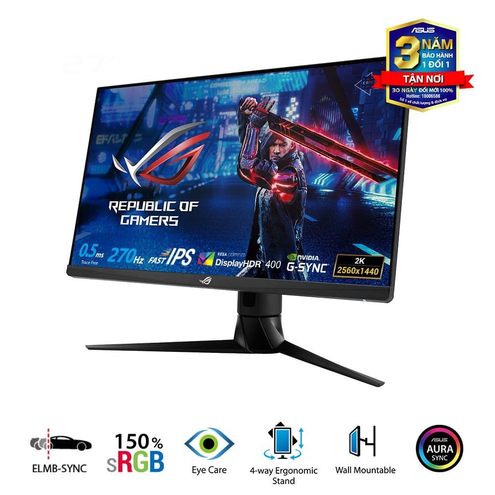 Màn hình Gaming ASUS 27" ROG Strix XG27AQM.