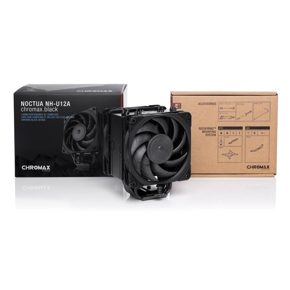 Tản nhiệt CPU Noctua NH-U12A Chromax.black.