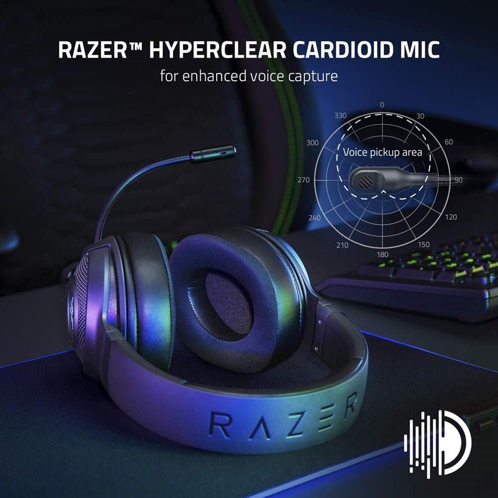 Tai nghe Razer Kraken V3 X USB - Đen.