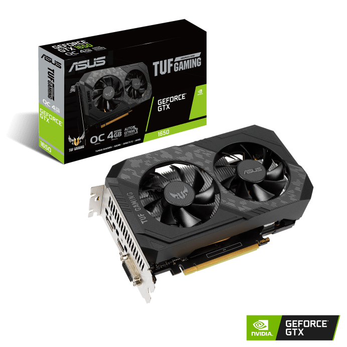 VGA ASUS TUF Gaming GeForce GTX 1650 D6 OC 4G
