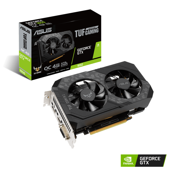 VGA ASUS TUF Gaming GeForce GTX 1650 D6 OC 4G.