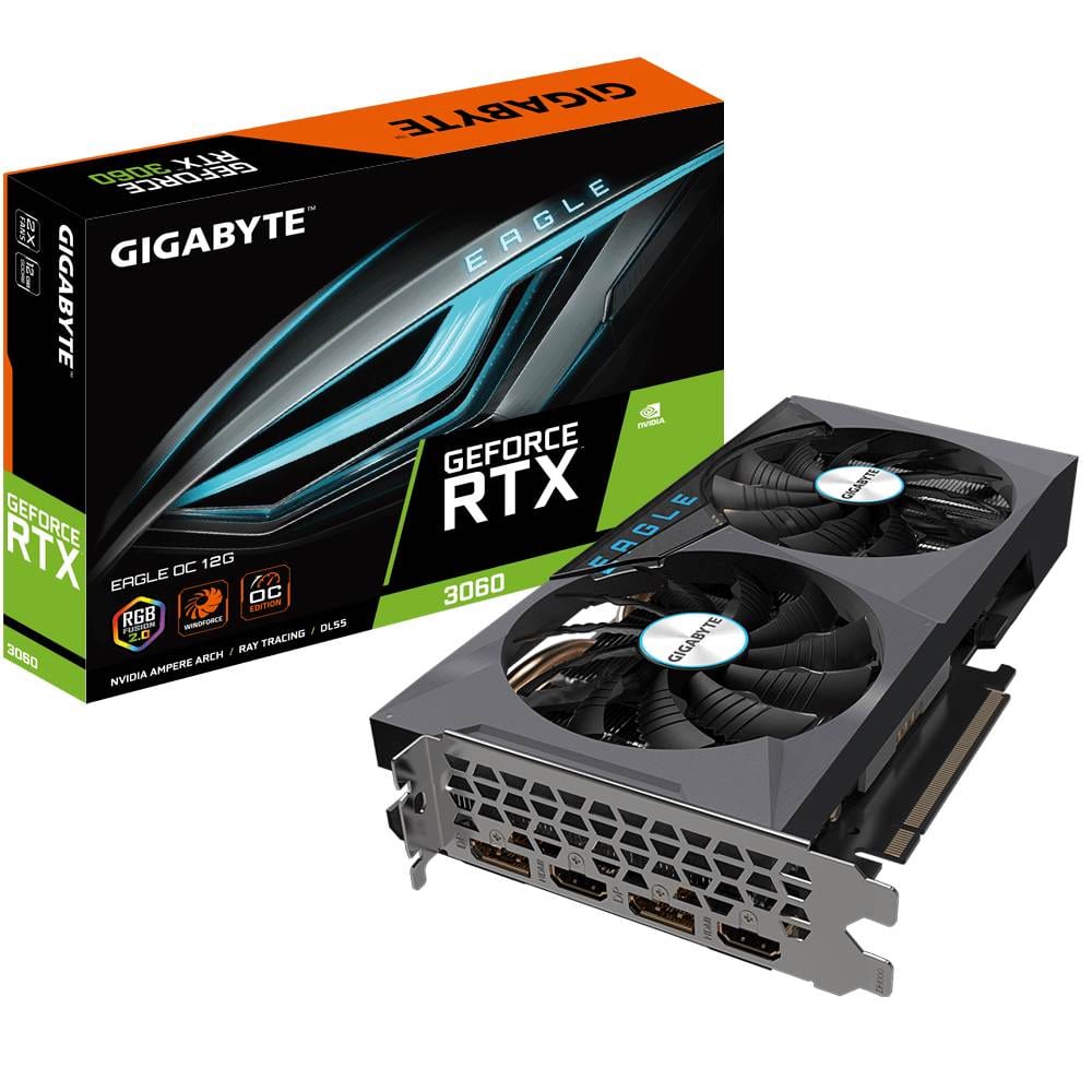 VGA Gigabyte GeForce RTX 3060 Eagle OC 12G.