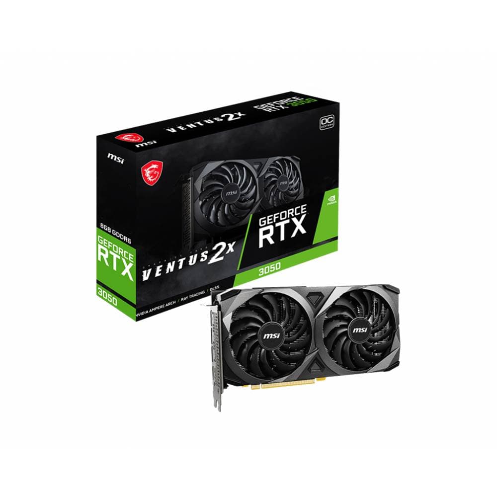 VGA MSI GeForce RTX 3050 Ventus 2X OC 8G