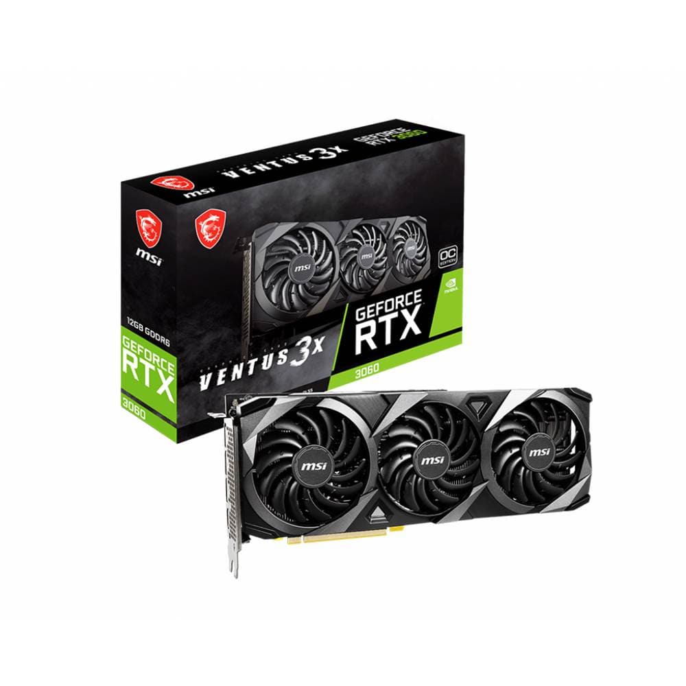 VGA MSI GeForce RTX 3060 Ventus 3X OC 12G